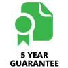 5 Year Guarantee